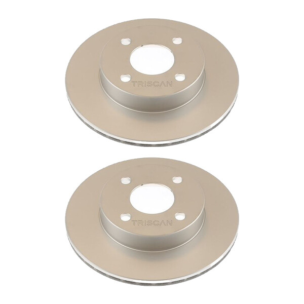 2 Bremsscheiben belüftet Ø 238 mm TRISCAN Bremsen-Expertise für NISSAN MICRA