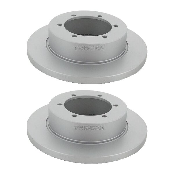 2 Bremsscheiben voll Ø 280 mm TRISCAN passend für u.a. NISSAN CABSTAR
