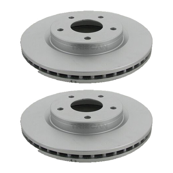 2 Bremsscheiben belüftet Ø 280 mm TRISCAN passend für u.a. NISSAN JUKE