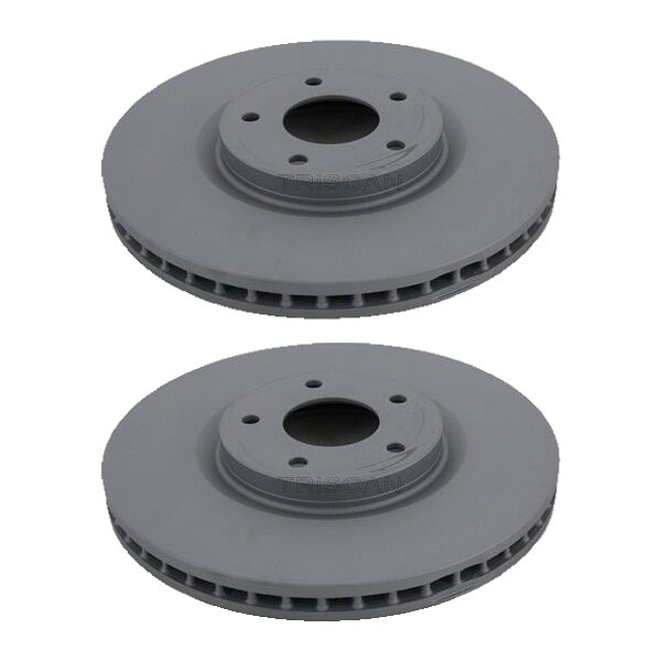 2 Brake Discs vented Ø 320 mm TRISCAN for e.g. NISSAN QASHQAI