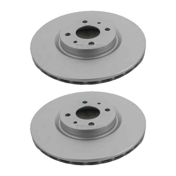 2 Bremsscheiben belüftet Ø 284 mm TRISCAN für u.a. FIAT MULTIPLA