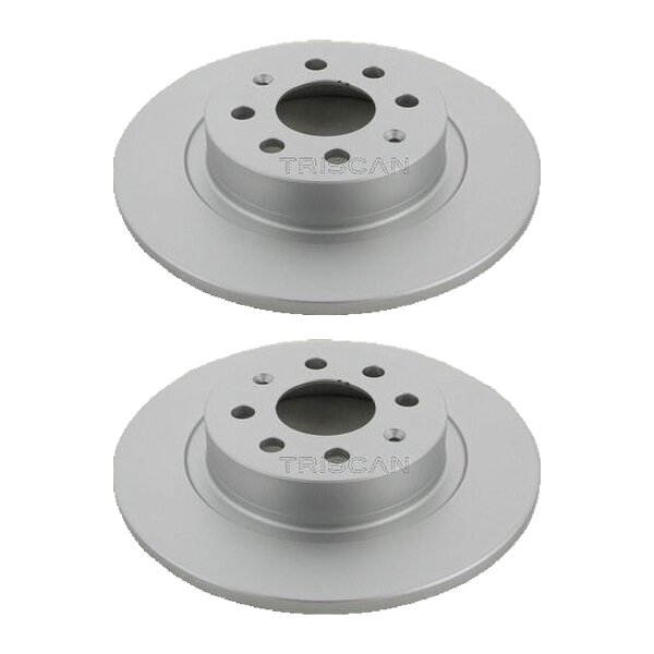 2 Bremsscheiben voll Ø 264 mm TRISCAN Bremsen-Expertise für u.a. FIAT PUNTO