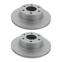 2 Brake Discs full Ø 296 mm TRISCAN...