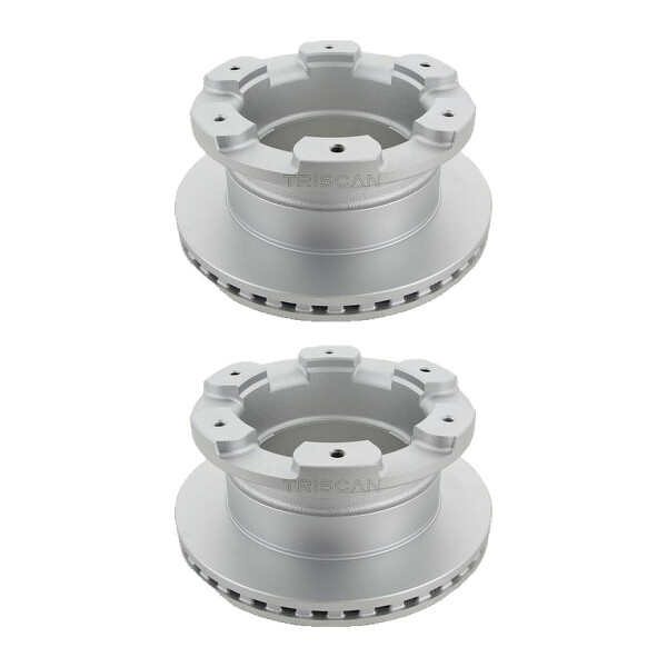 2 Brake Discs vented Ø 306 mm TRISCAN suitable for e.g. IVECO DAILY