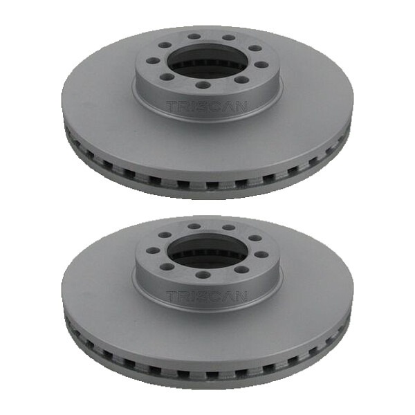 2 Bremsscheiben belüftet Ø 301 mm TRISCAN passend für u.a. IVECO DAILY