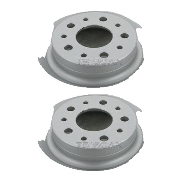 2 Brake Discs vented Ø 305 mm TRISCAN suitable for FIAT DOBLO and others