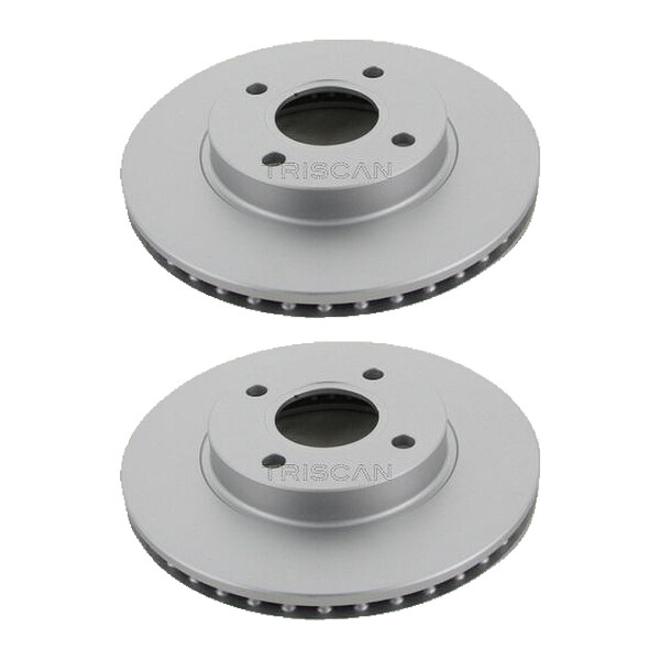 2 Bremsscheiben belüftet Ø 260 mm TRISCAN passend für u.a. FORD MONDEO