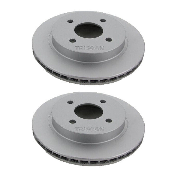 2 Bremsscheiben belüftet Ø 253 mm TRISCAN passend für u.a. FORD MONDEO
