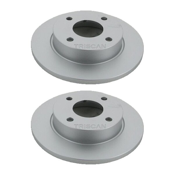 2 Bremsscheiben voll Ø 239,5 mm TRISCAN passend für u.a. FORD FIESTA