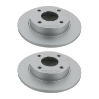2 Bremsscheiben voll Ø 239,5 mm TRISCAN passend...