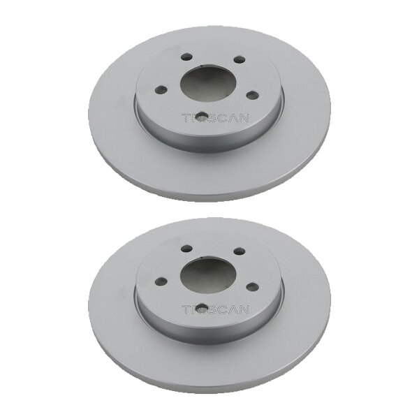 2 Bremsscheiben voll Ø 280 mm TRISCAN Bremsen-Expertise für u.a. FORD MONDEO