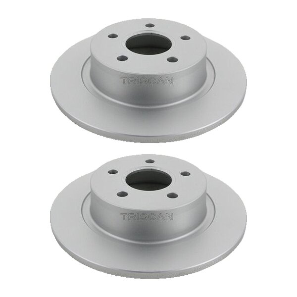 2 Bremsscheiben voll Ø 277,6 mm TRISCAN passend für u.a. FORD TRANSIT