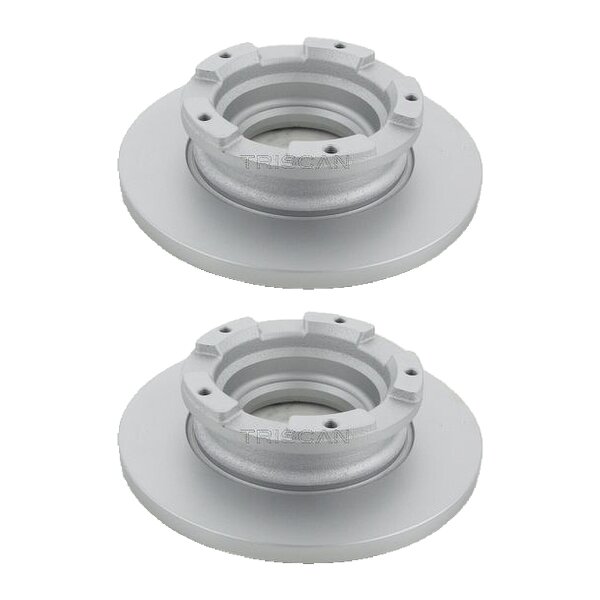 2 Bremsscheiben voll Ø 280 mm TRISCAN Bremsen-Expertise für u.a. FORD TRANSIT