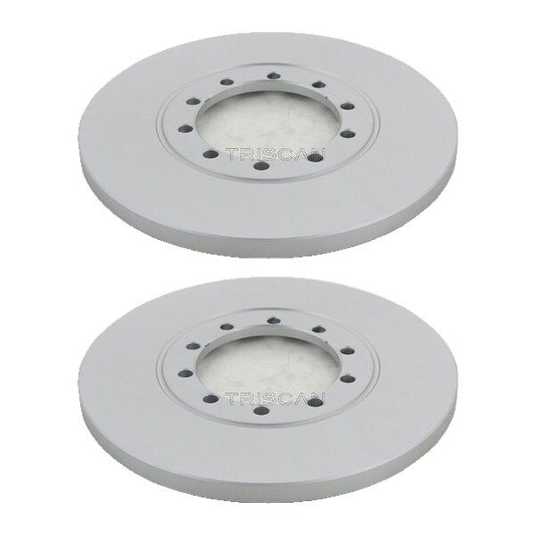 2 Bremsscheiben voll Ø 280 mm TRISCAN Bremsen-Expertise für u.a. FORD TRANSIT