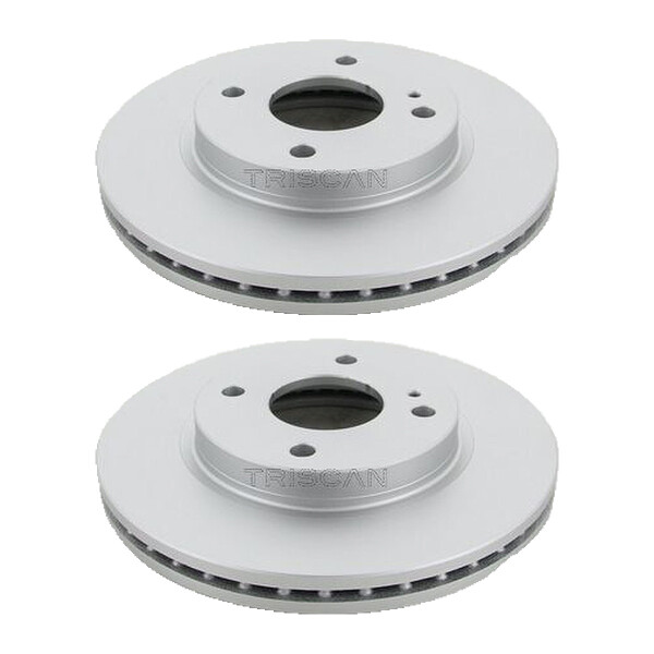 2 Bremsscheiben belüftet Ø 258 mm TRISCAN passend für u.a. FORD FIESTA