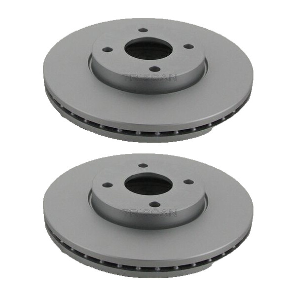 2 Bremsscheiben belüftet Ø 278 mm TRISCAN Bremsen-Expertise für FORD FIESTA