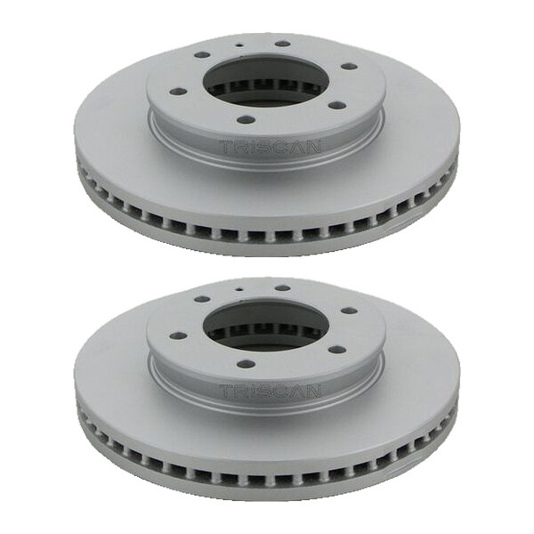 2 Bremsscheiben belüftet Ø 302 mm TRISCAN Bremsen-Expertise für FORD RANGER