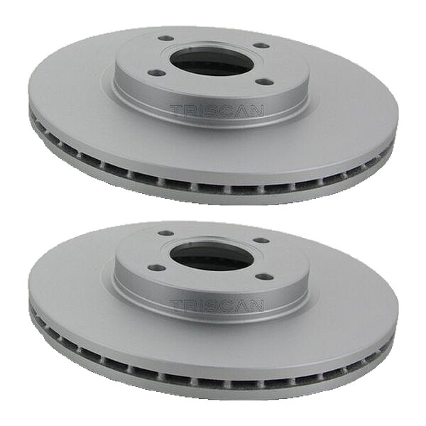 2 Bremsscheiben belüftet Ø 278 mm TRISCAN passend für u.a. FORD FIESTA