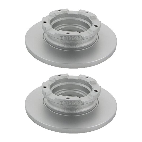 2 Bremsscheiben voll Ø 288 mm TRISCAN Bremsen-Expertise für u.a. FORD TRANSIT