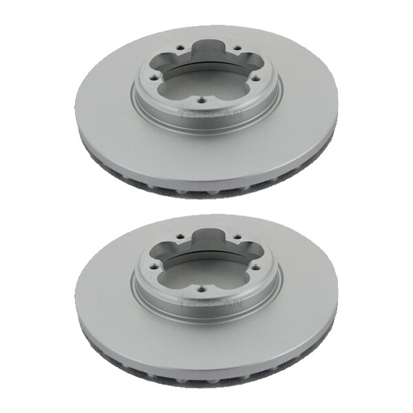 2 Brake Discs vented Ø 288 mm TRISCAN Brake-Expertise for e.g. FORD TRANSIT