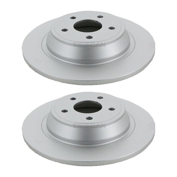 2 Bremsscheiben voll Ø 302 mm TRISCAN Bremsen-Expertise für u.a. FORD MONDEO