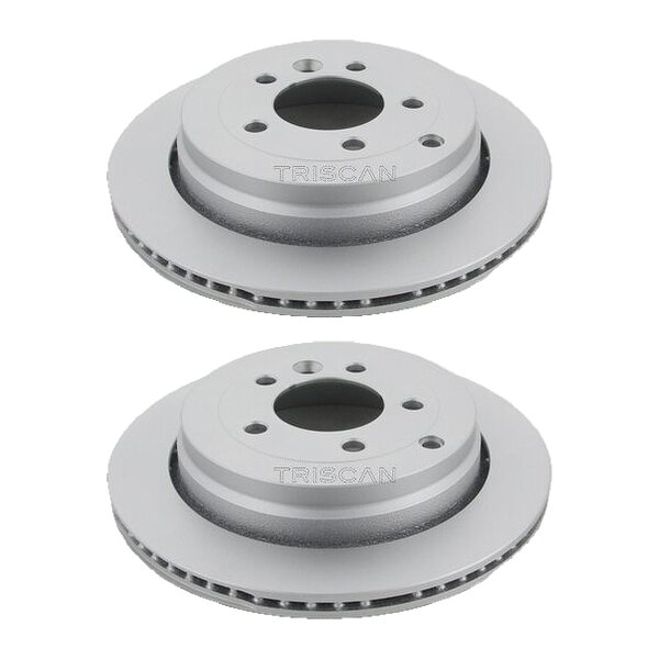 2 Bremsscheiben belüftet Ø 325 mm TRISCAN für u.a. LAND ROVER DISCOVERY