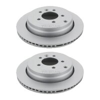 2 Brake Discs vented Ø 325 mm TRISCAN for e.g....