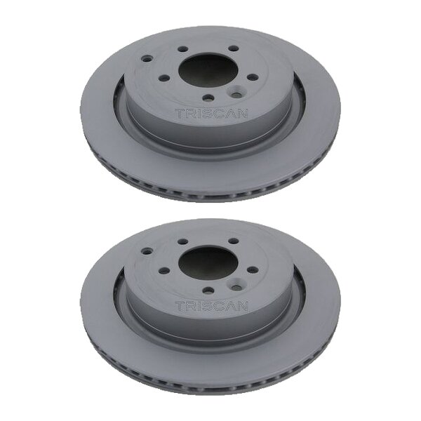2 Bremsscheiben belüftet Ø 350 mm TRISCAN für u.a. LAND ROVER RANGE ROVER SPORT