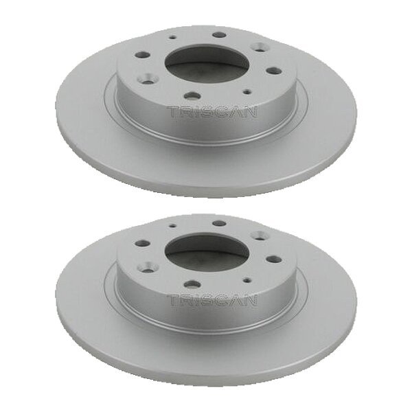 2 Bremsscheiben voll Ø 260 mm TRISCAN Bremsen-Expertise für u.a. KIA CARENS