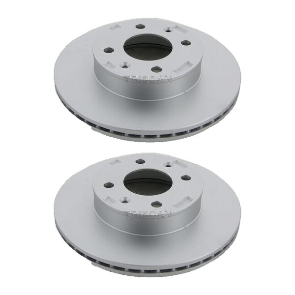 2 Bremsscheiben belüftet Ø 241 mm TRISCAN passend für u.a. HYUNDAI i10