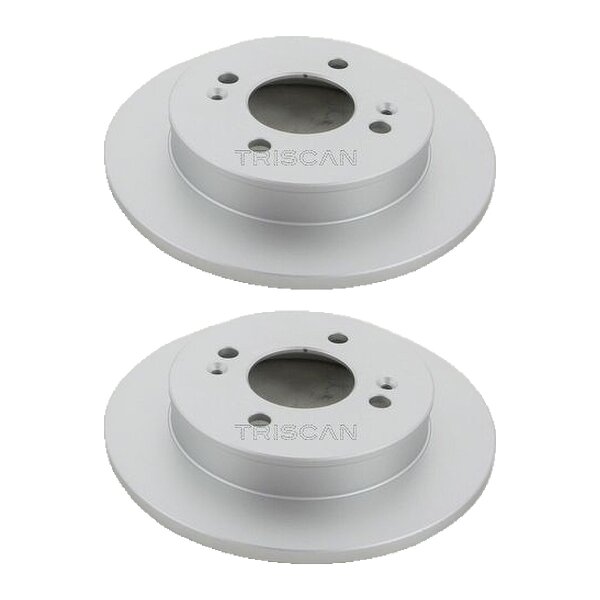 2 Bremsscheiben voll Ø 234 mm TRISCAN Bremsen-Expertise für u.a. HYUNDAI i10