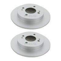 2 Bremsscheiben voll Ø 234 mm TRISCAN...