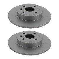 2 Brake Discs full Ø 262 mm TRISCAN...
