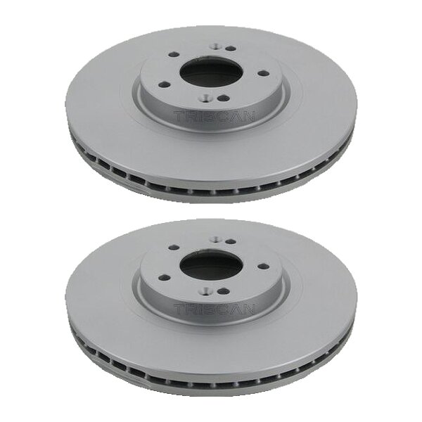 2 Brake Discs vented Ø 321 mm TRISCAN for HYUNDAI SANTA and others