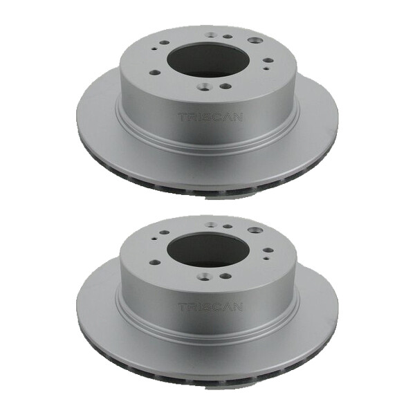 2 Brake Discs vented Ø 315 mm TRISCAN suitable for e.g. KIA SORENTO