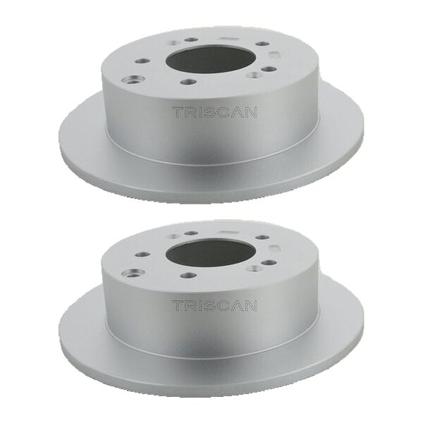 2 Bremsscheiben voll Ø 262 mm TRISCAN Bremsen-Expertise für u.a. KIA SOUL