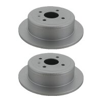 2 Brake Discs full Ø 258 mm TRISCAN suitable for...