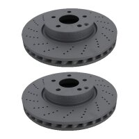2 Brake Discs vented Ø 322 mm TRISCAN for...
