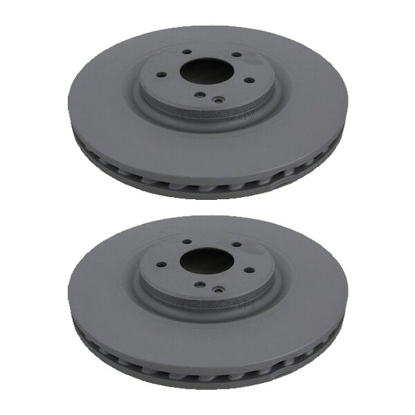 2 Brake Discs vented Ø 345 mm TRISCAN for MERCEDES-BENZ CLK and others