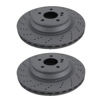 2 Brake Discs vented Ø 320 mm TRISCAN suitable for...