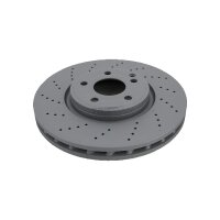 2 Brake Discs vented Ø 322 mm TRISCAN for...