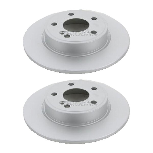 2 Brake Discs full Ø 276 mm TRISCAN for e.g. MERCEDES-BENZ B-CLASS