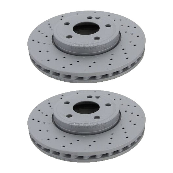 2 Brake Discs vented Ø 295 mm TRISCAN for MERCEDES-BENZ CLA and others