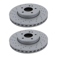2 Brake Discs vented Ø 295 mm TRISCAN for...