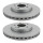 2 Brake Discs vented Ø 295 mm TRISCAN for MERCEDES-BENZ B-CLASS and others