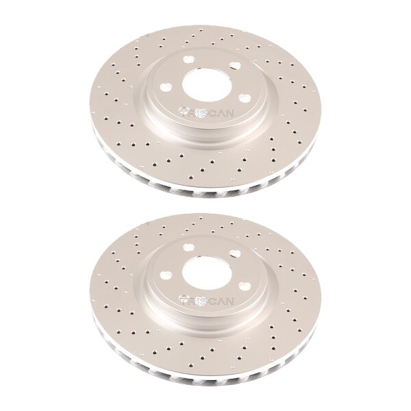2 Brake Discs vented Ø 320 mm TRISCAN for MERCEDES-BENZ A-CLASS and others