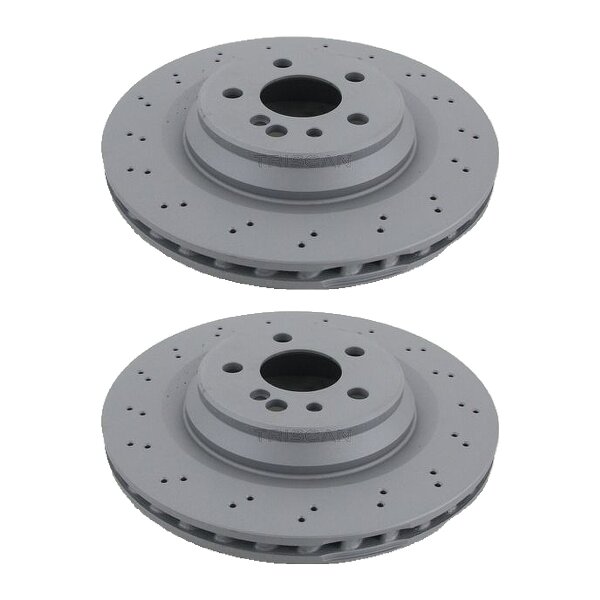2 Brake Discs vented Ø 330 mm TRISCAN for MERCEDES-BENZ S-CLASS and others