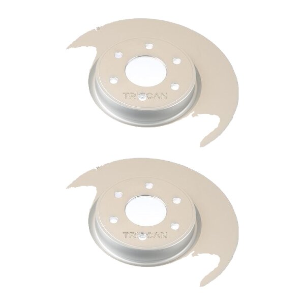 2 Brake Discs vented Ø 320 mm TRISCAN for MERCEDES-BENZ X-CLASS and others