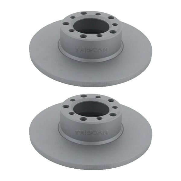2 Bremsscheiben voll Ø 278 mm TRISCAN für u.a. MERCEDES-BENZ 123