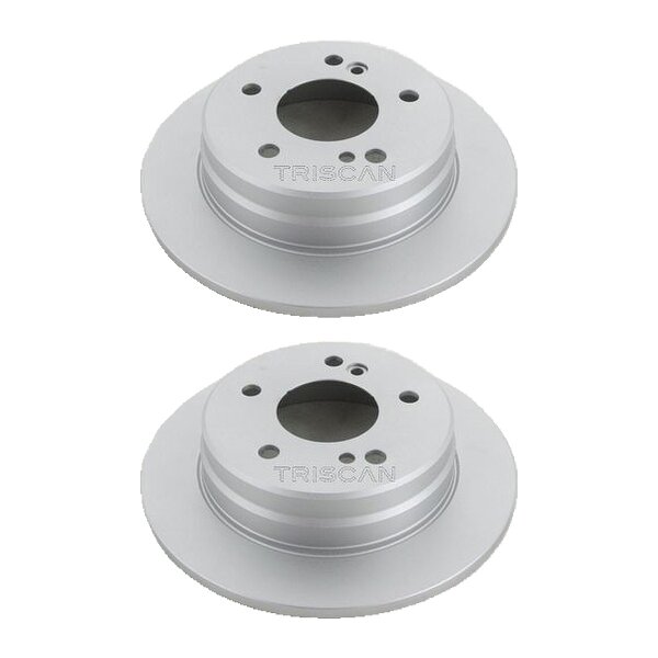 2 Bremsscheiben voll Ø 258 mm TRISCAN für u.a. MERCEDES-BENZ C-KLASSE